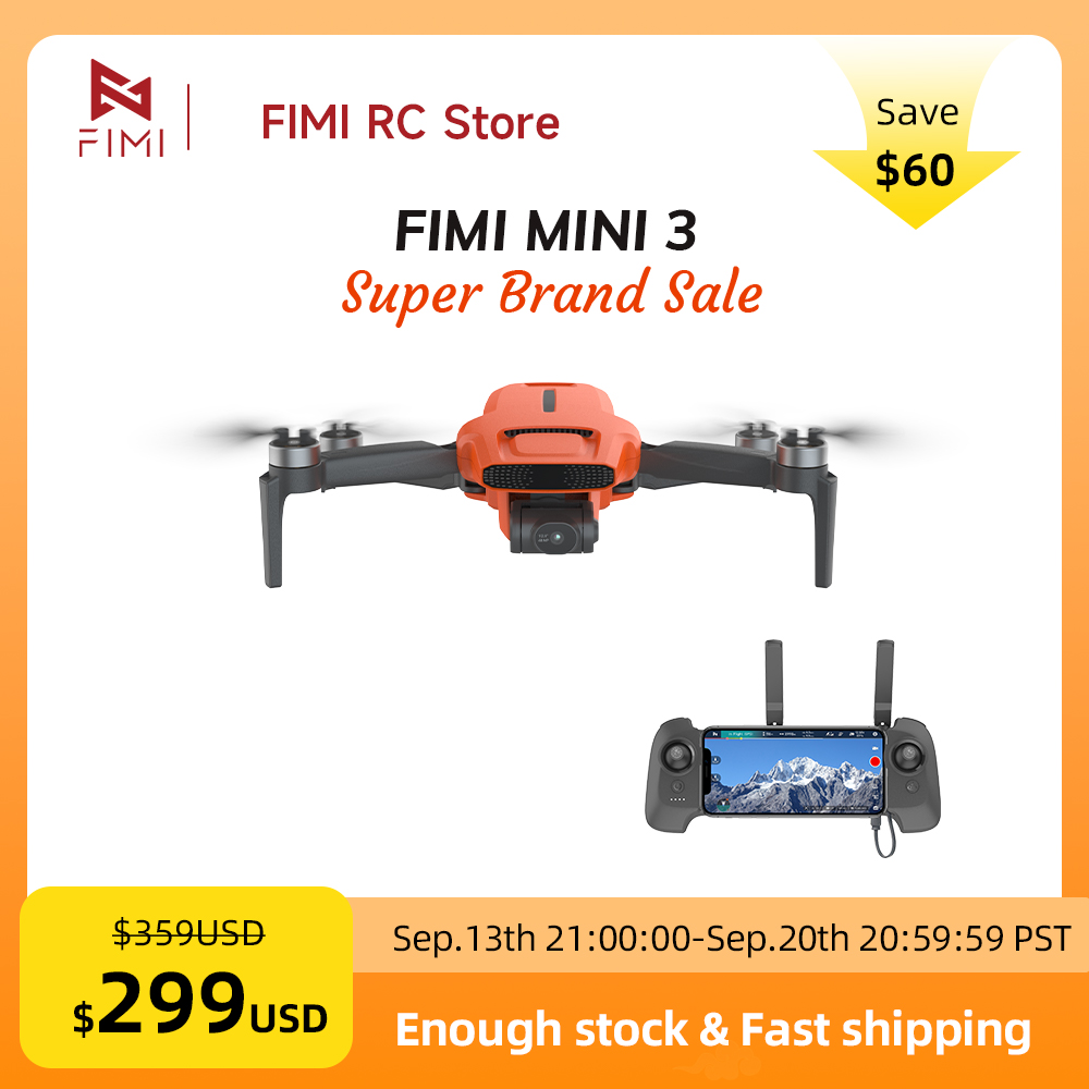 Drone Camera With Gimbal - Dron con Cámara FIMI MINI 3,