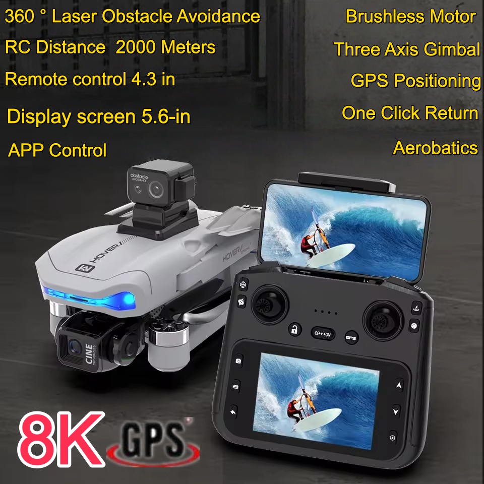 Dron con Gimbal de Tres Ejes 2 - Drone Camera With Gimbal reseña y precio